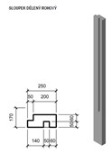 DITON LINIE DŘEVA QUICK WALL WOOD Sloupek dělený rohový 240 DUB světlý - 25/11/320cm